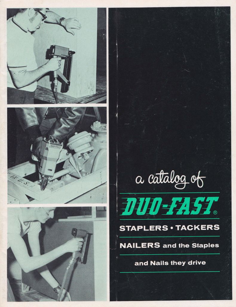 Cover page of the 1969 catalog for Duo-Fast, makers of staplers, tackers, and nailers. 